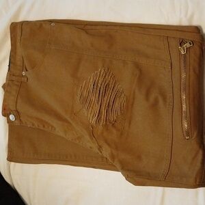 Lion Dynasty distressed men's khaki pants size 48. NWT